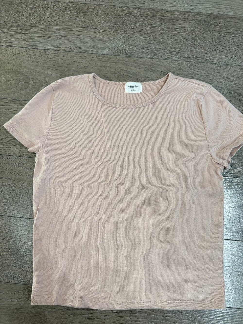 Wilfred Free Pink T-Shirt Size S – Women’s Casual Minimalist Soft Basic Tee